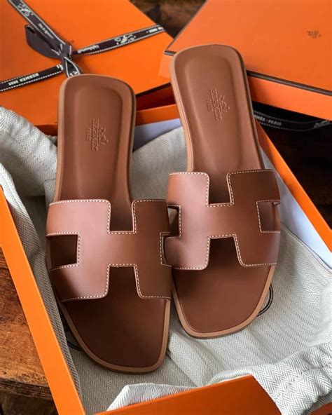 burgundy hermes oran|Hermès Oran Epsom Leather Slides .